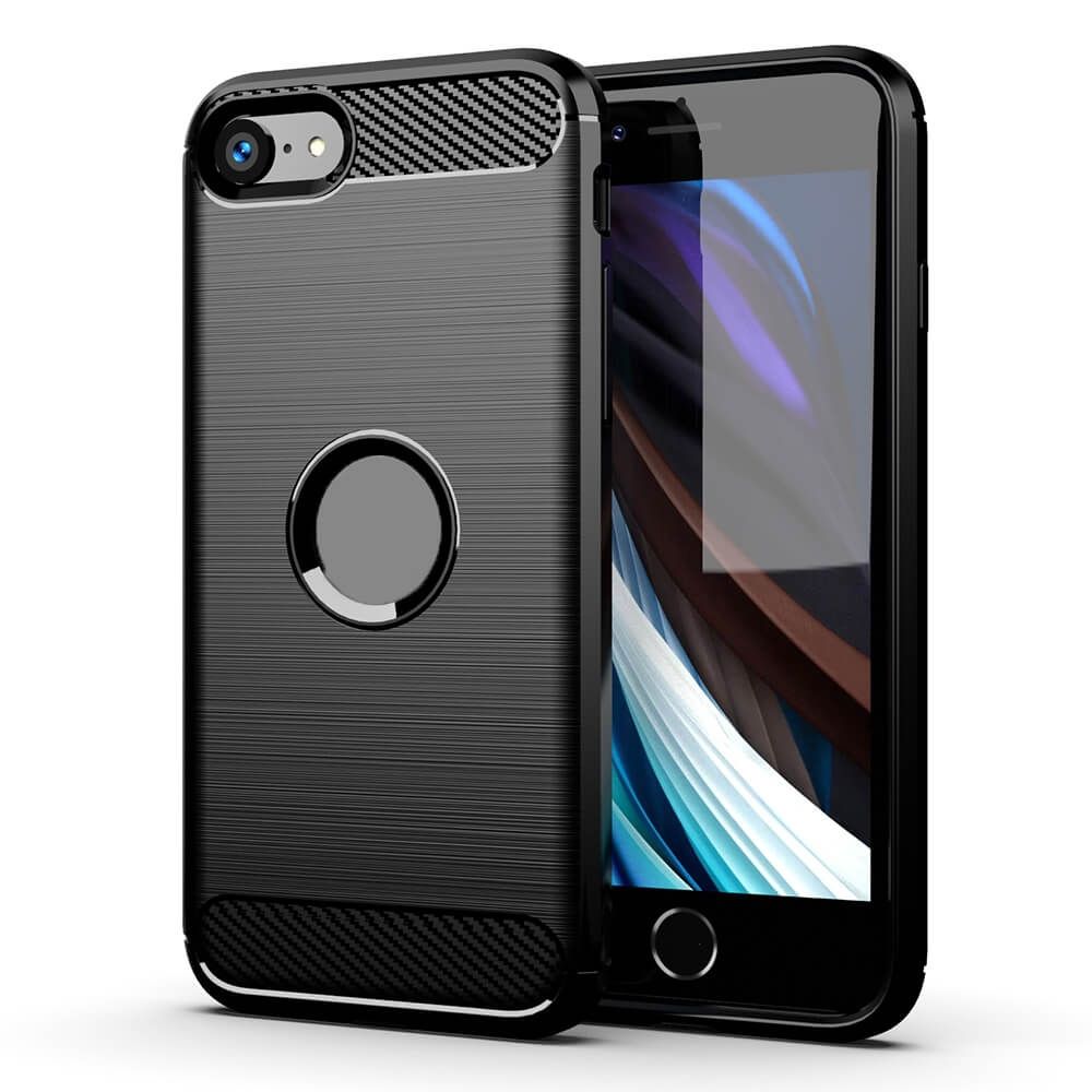 HÜLLE FÜR IPHONE 7 / 8 HEYCASE CARBON SCHWARZ