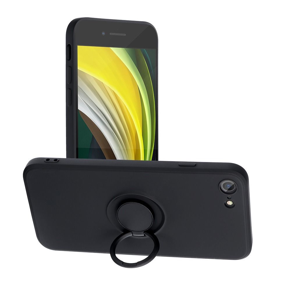 HÜLLE FÜR IPHONE 7 / 8 / SE 2020 / SE 2022 HEYCASE ICON RING SCHWARZ