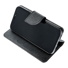 HÜLLE FÜR MOTOROLA MOTO G55 5G HEYCASE FANCY WALLET SCHWARZ