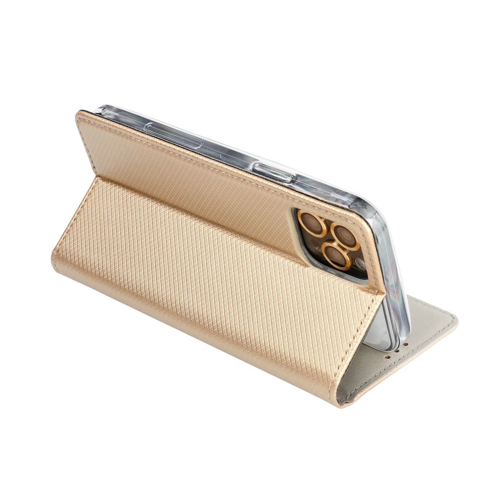 HÜLLE FÜR MOTOROLA MOTO G55 5G HEYCASE WALLET BUCH GOLD