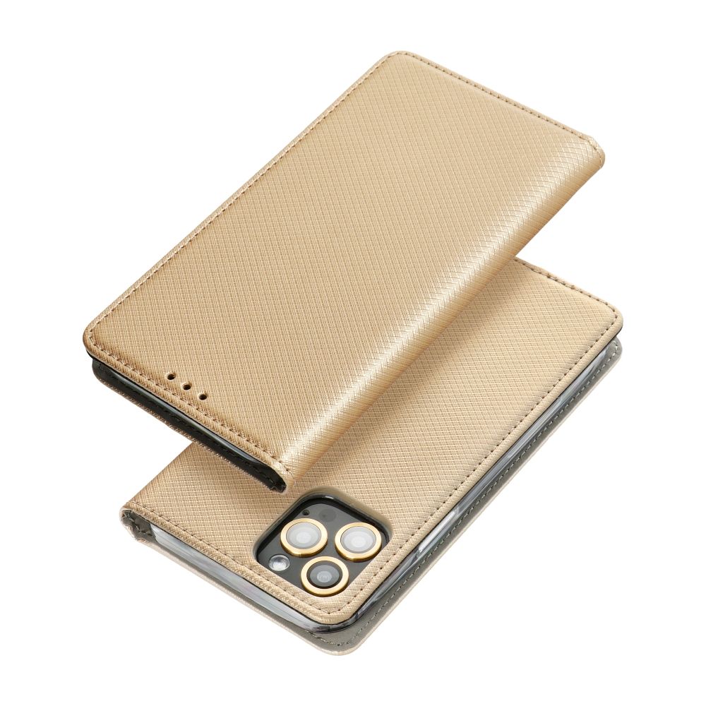 HÜLLE FÜR MOTOROLA MOTO G55 5G HEYCASE WALLET BUCH GOLD