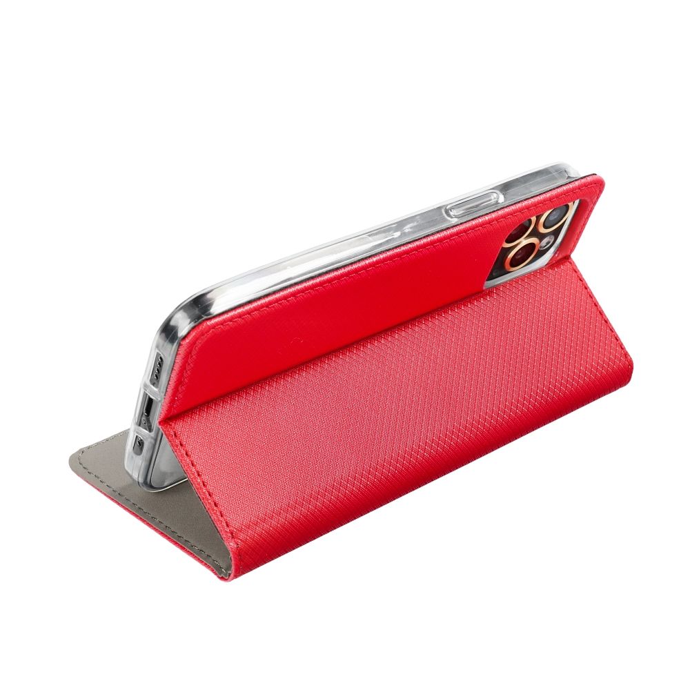 HÜLLE FÜR MOTOROLA MOTO G55 5G HEYCASE WALLET BUCH ROT