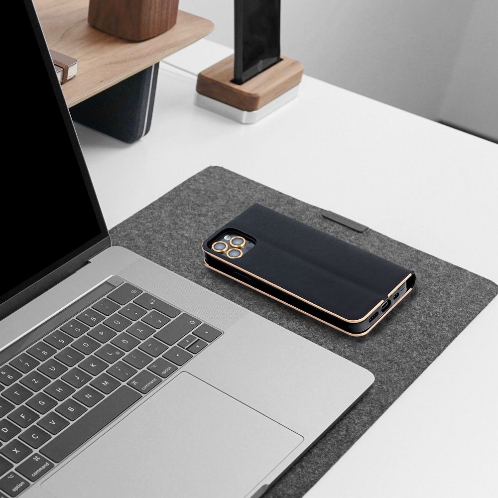 HÜLLE FÜR SAMSUNG A16 5G HEYCASE LUNA WALLET SCHWARZ