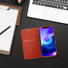 HÜLLE FÜR SAMSUNG A16 5G HEYCASE LUNA WALLET ROT