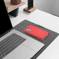 HÜLLE FÜR SAMSUNG A16 5G HEYCASE LUNA WALLET ROT