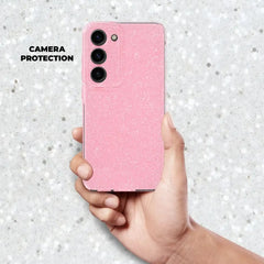 HÜLLE FÜR SAMSUNG A25 5G HEYCASE GLITTER PINK