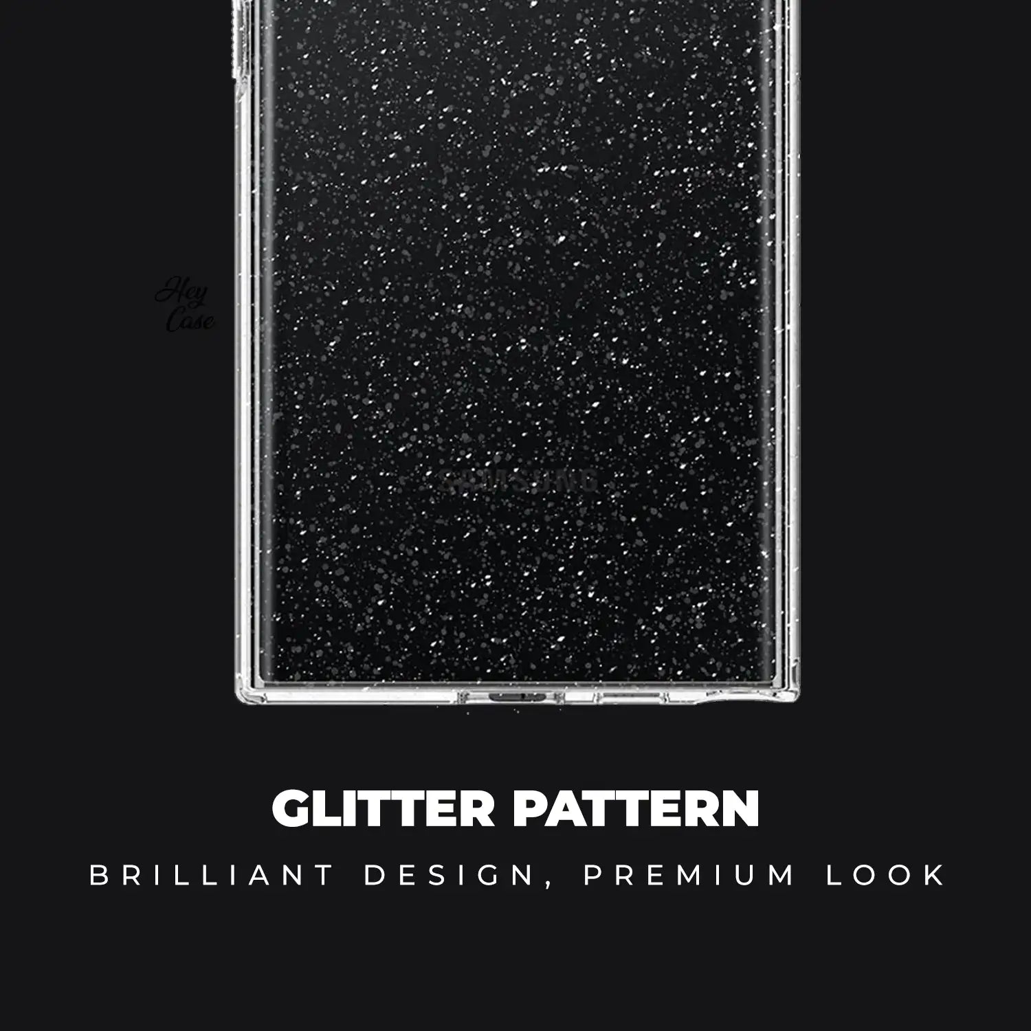 HÜLLE FÜR SAMSUNG A25 5G HEYCASE GLITTER KLAR