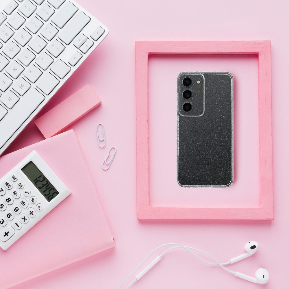 HÜLLE FÜR SAMSUNG GALAXY A35 5G HEYCASE GLITTER PINK