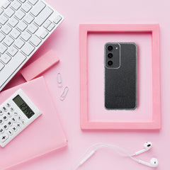 HÜLLE FÜR SAMSUNG GALAXY A35 5G HEYCASE GLITTER PINK