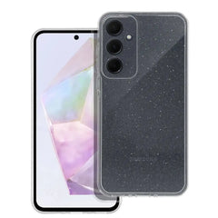 HÜLLE FÜR SAMSUNG A35 5G HEYCASE GLITTER KLAR