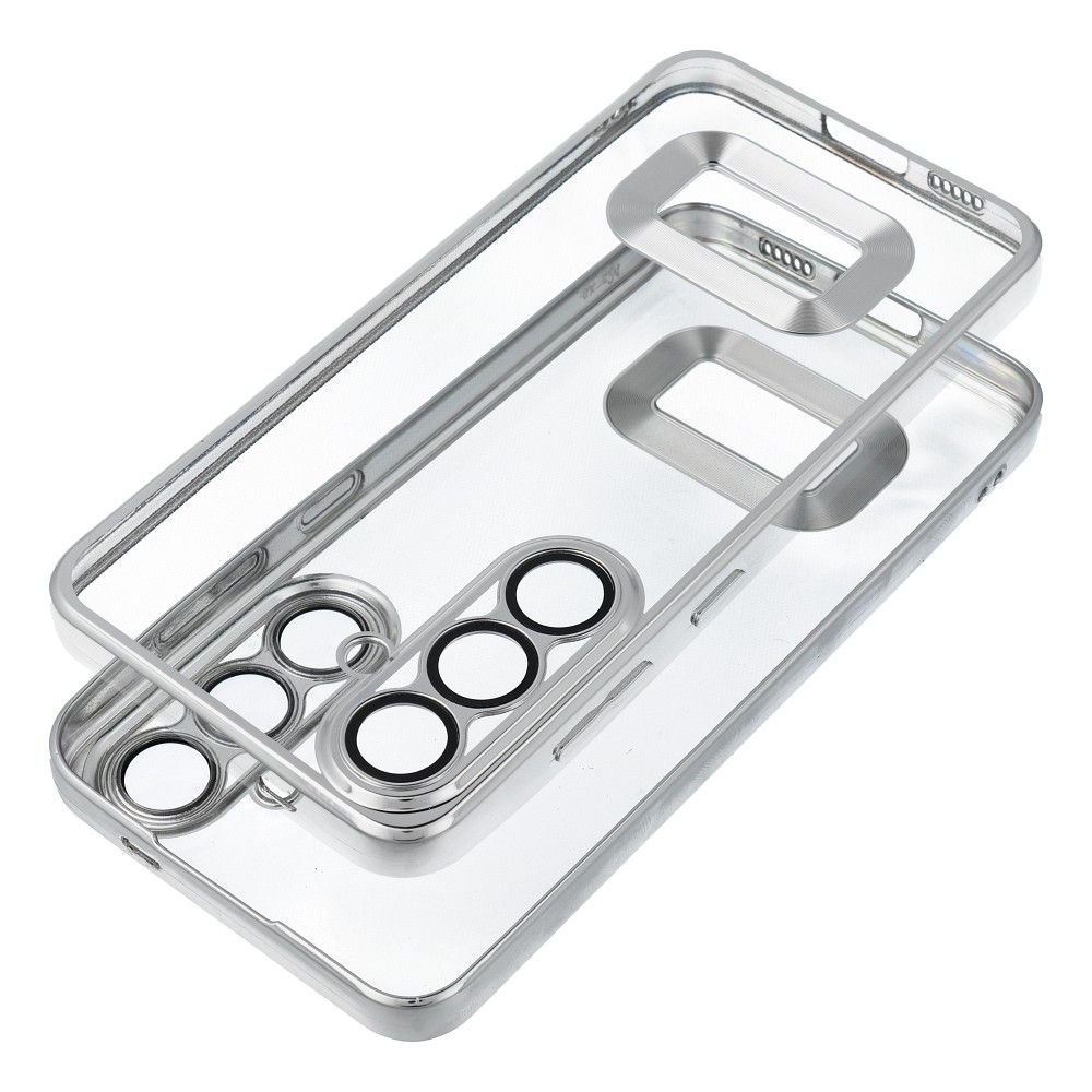 HÜLLE FÜR SAMSUNG GALAXY A15 5G / A15 4G HEYCASE GLAM SILBER