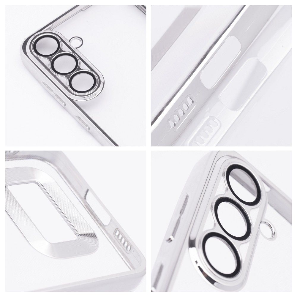 HÜLLE FÜR SAMSUNG GALAXY A15 5G / A15 4G HEYCASE GLAM SILBER