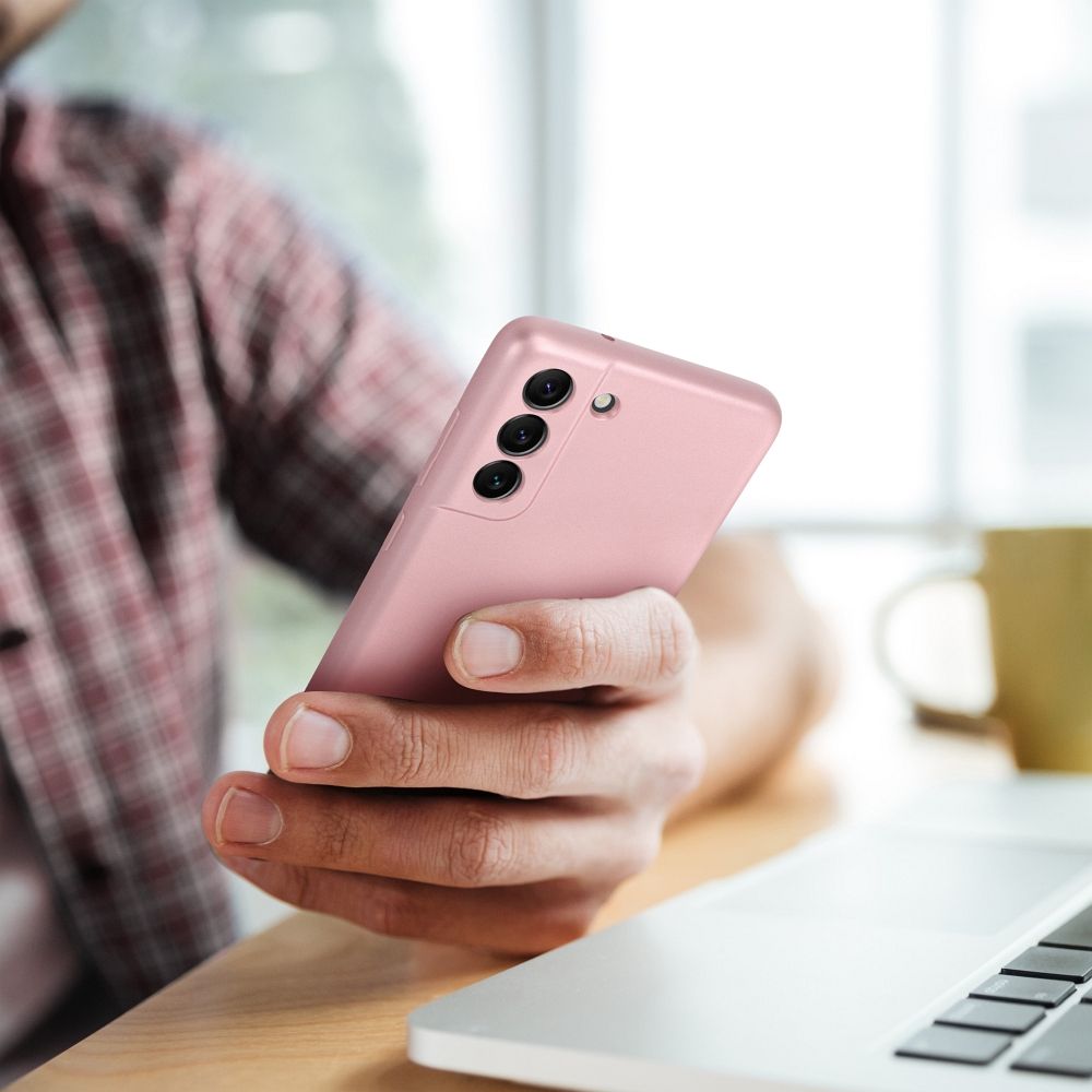 HÜLLE FÜR SAMSUNG GALAXY A15 5G / A15 4G HEYCASE METALLIC DEFENDER PINK