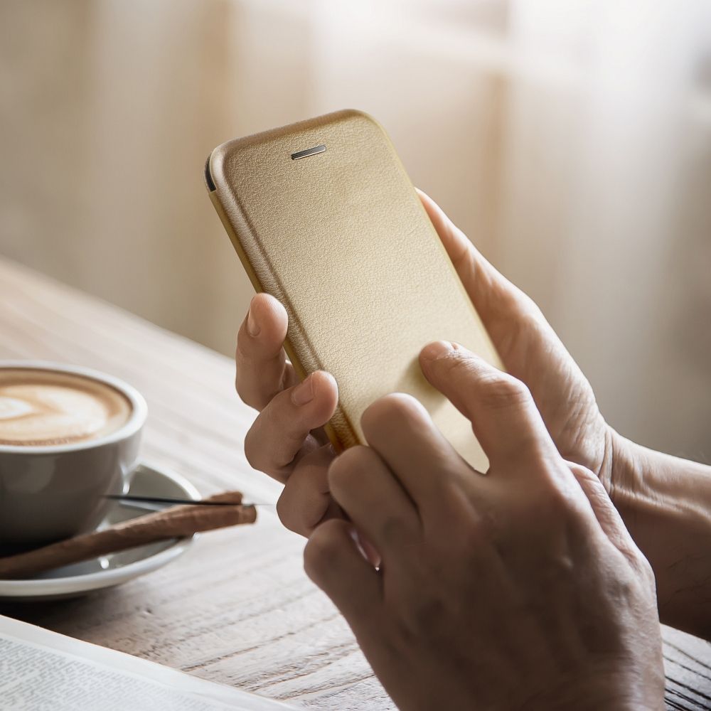 HÜLLE FÜR SAMSUNG GALAXY A15 5G HEYCASE ELEGANCE WALLET GOLD