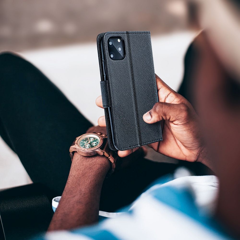 HÜLLE FÜR SAMSUNG GALAXY A15 5G HEYCASE FANCY WALLET SCHWARZ
