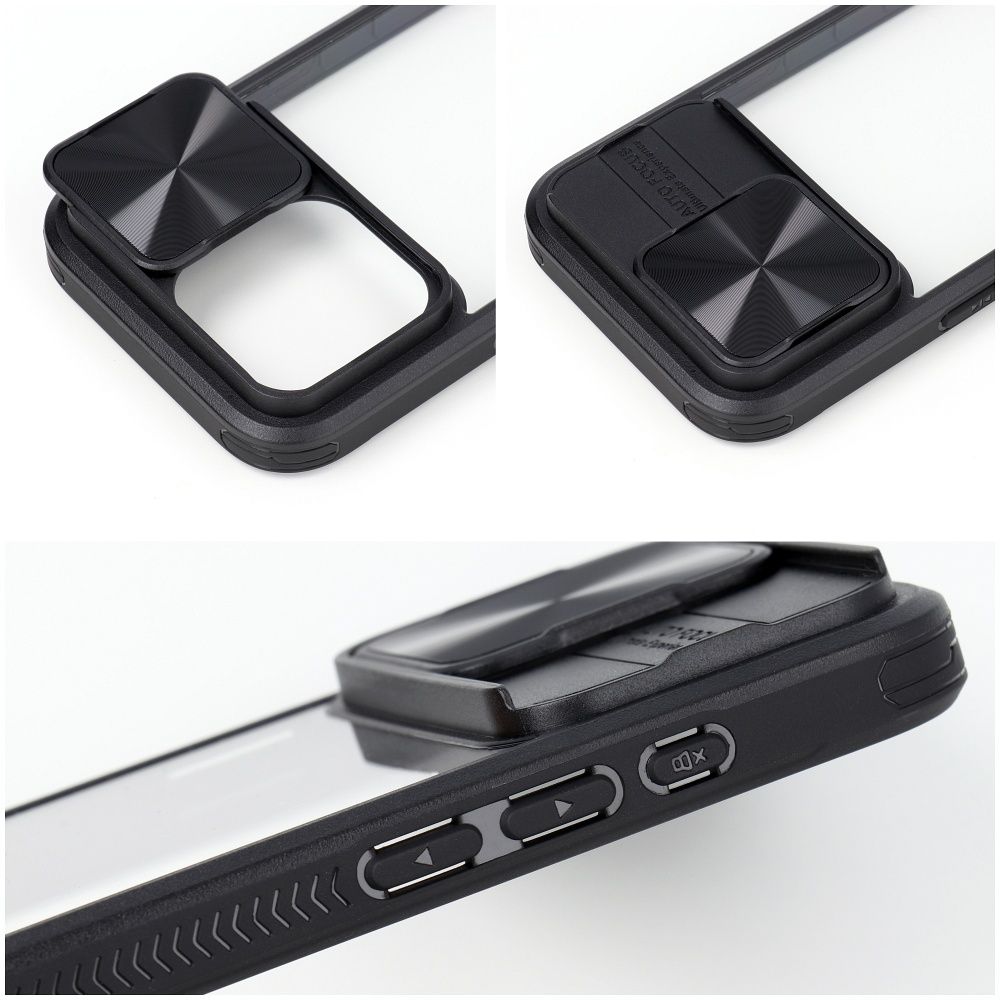 HÜLLE FÜR SAMSUNG GALAXY A35 5G HEYCASE CAMSHIELD SLIDER SCHWARZ