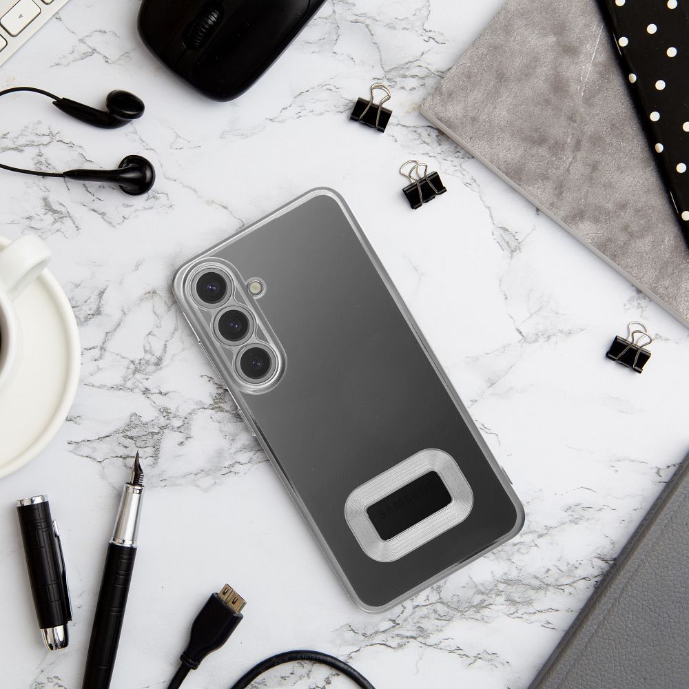 HÜLLE FÜR SAMSUNG GALAXY A16 4G / 5G HEYCASE GLAM SILBER