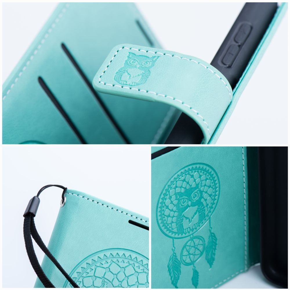 HÜLLE FÜR SAMSUNG GALAXY A16 4G / 5G HEYCASE MAGNET WALLET TRAUMFÄNGER GRÜN