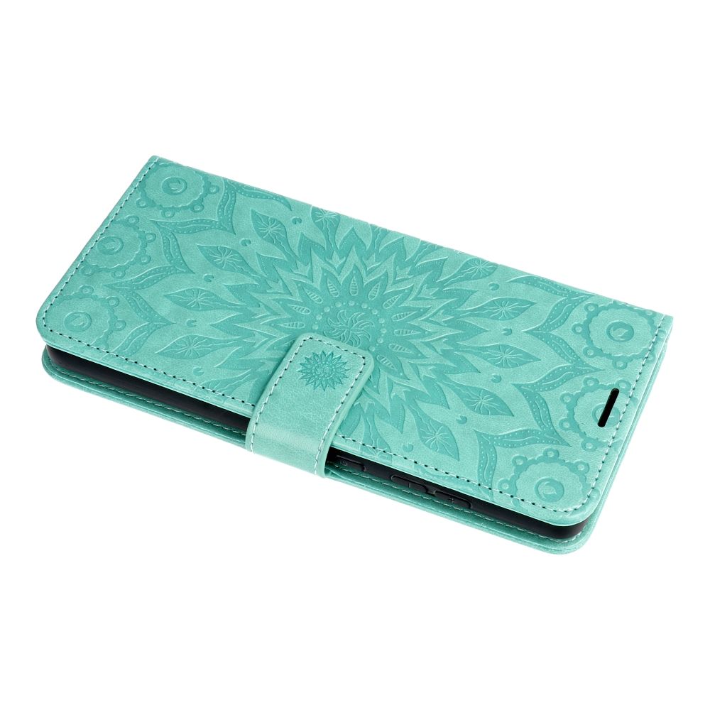 HÜLLE FÜR SAMSUNG GALAXY A16 4G / 5G HEYCASE MAGNET WALLET MANDALA GRÜN