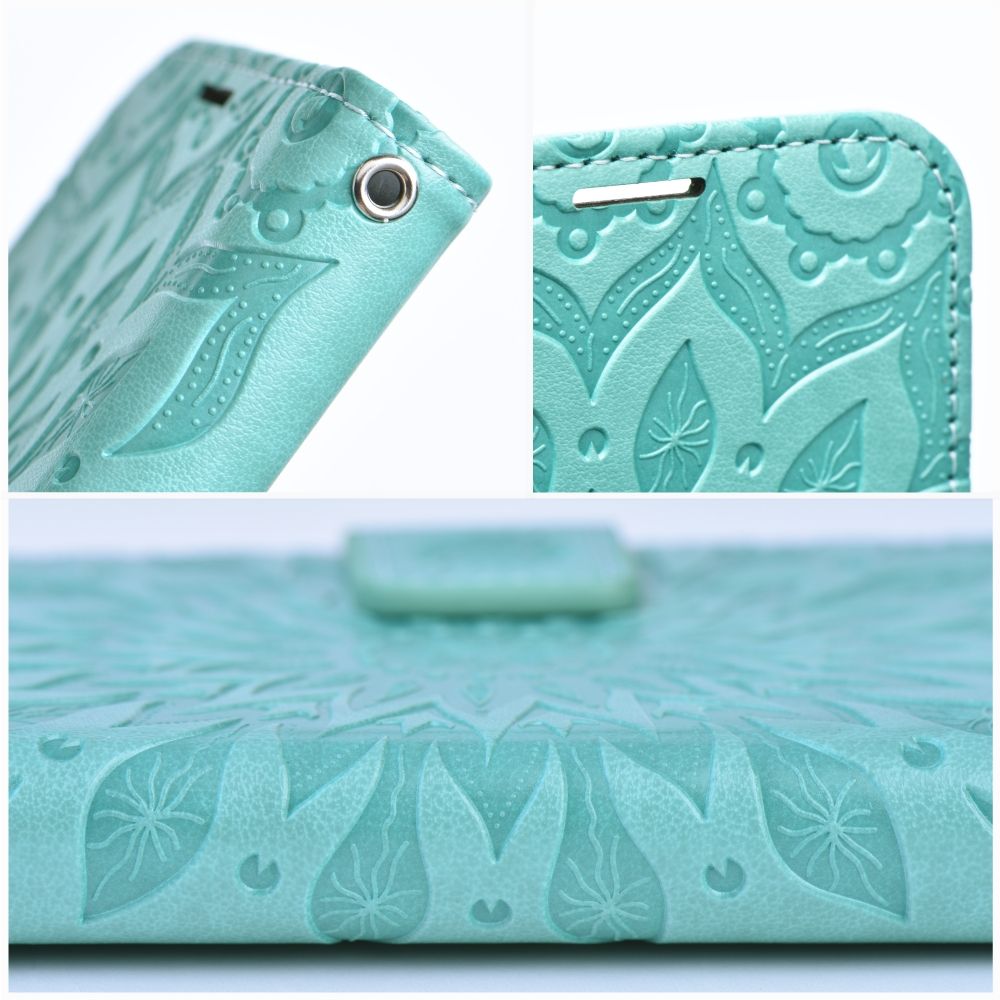HÜLLE FÜR SAMSUNG GALAXY A16 4G / 5G HEYCASE MAGNET WALLET MANDALA GRÜN
