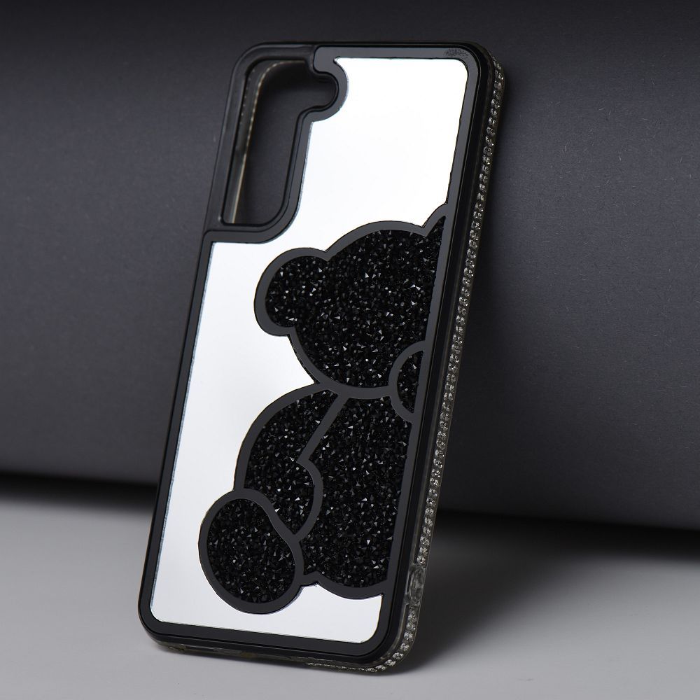 HÜLLE FÜR SAMSUNG GALAXY A16 4G / 5G HEYCASE TEDDYBÄR SCHWARZ
