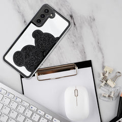 HÜLLE FÜR SAMSUNG GALAXY A16 4G / 5G HEYCASE TEDDYBÄR SCHWARZ