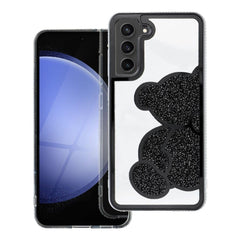 HÜLLE FÜR SAMSUNG GALAXY A16 4G / 5G HEYCASE TEDDYBÄR SCHWARZ