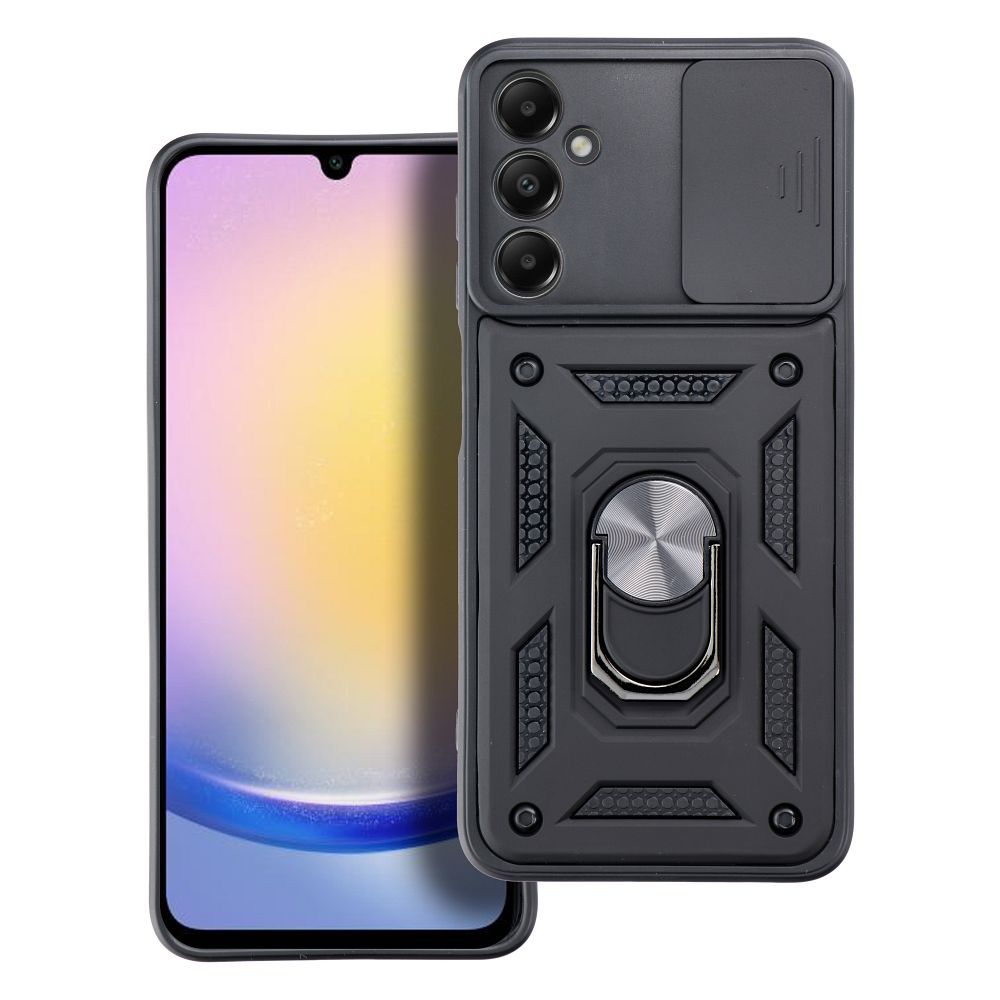 HÜLLE FÜR SAMSUNG GALAXY A25 5G HEYCASE CAMSHIELD SCHWARZ