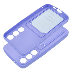 HÜLLE FÜR SAMSUNG GALAXY S24 FE HEYCASE KARTEN VIOLETT