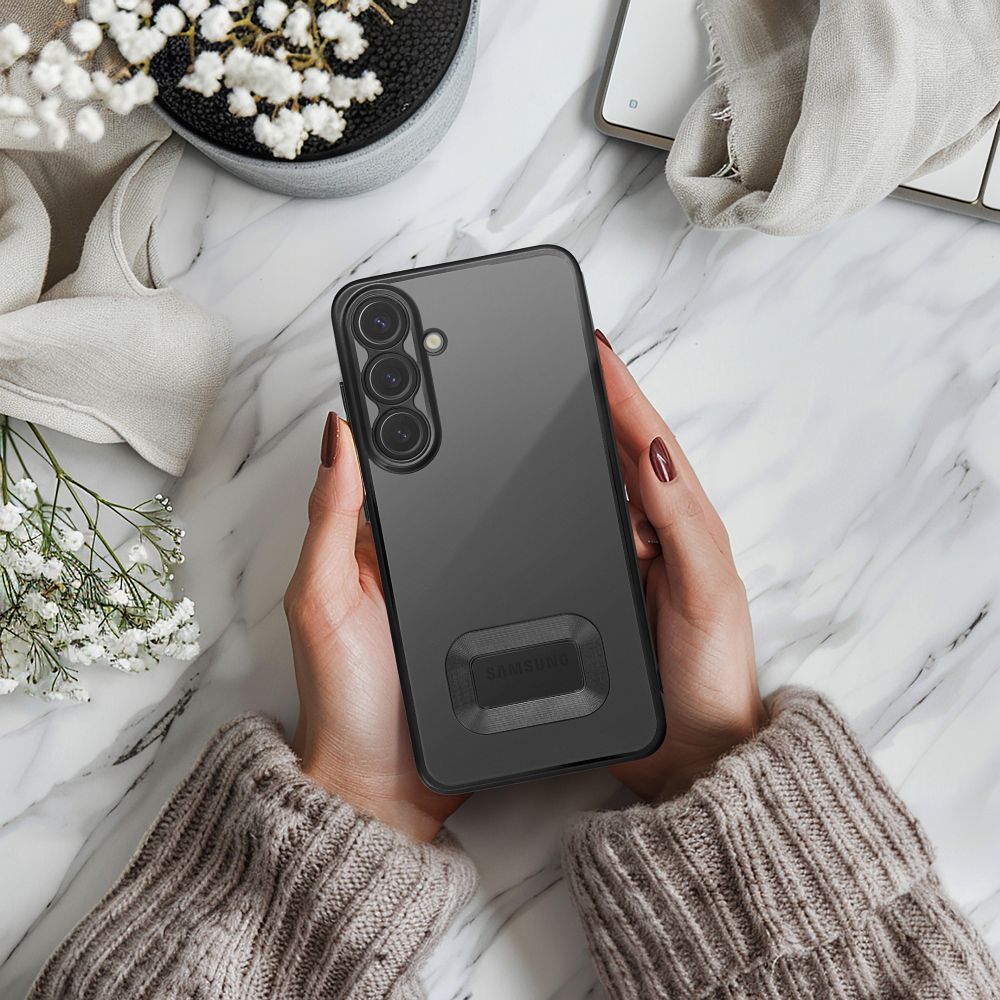 HÜLLE FÜR SAMSUNG GALAXY S24 FE HEYCASE GLAM SCHWARZ