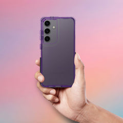 HÜLLE FÜR SAMSUNG GALAXY S24 FE HEYCASE MATRIX LIGHT VIOLETT