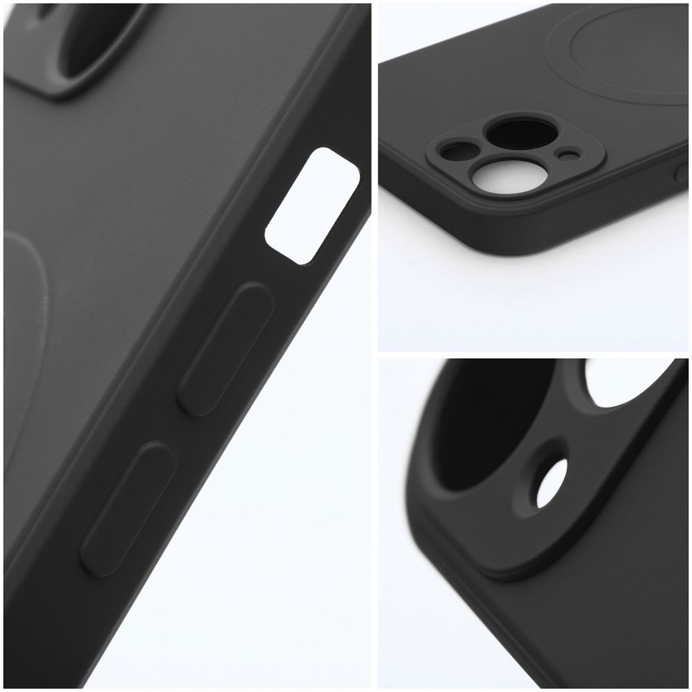 HÜLLE FÜR SAMSUNG GALAXY S24 FE HEYCASE SILIKON MAG MAGSAFE SCHWARZ