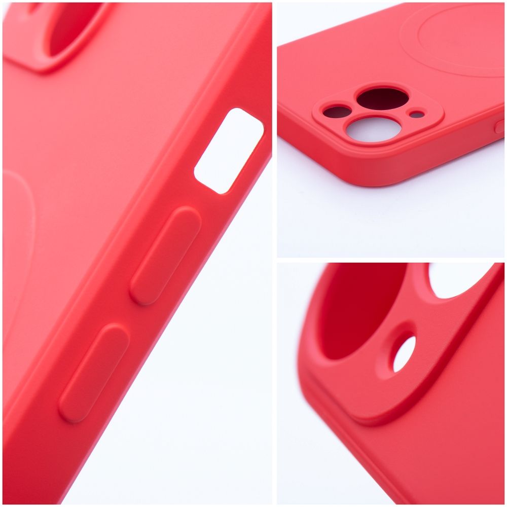HÜLLE FÜR SAMSUNG GALAXY S24 FE HEYCASE SILIKON MAG MAGSAFE ROT