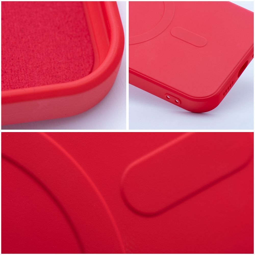 HÜLLE FÜR SAMSUNG GALAXY S24 FE HEYCASE SILIKON MAG MAGSAFE ROT