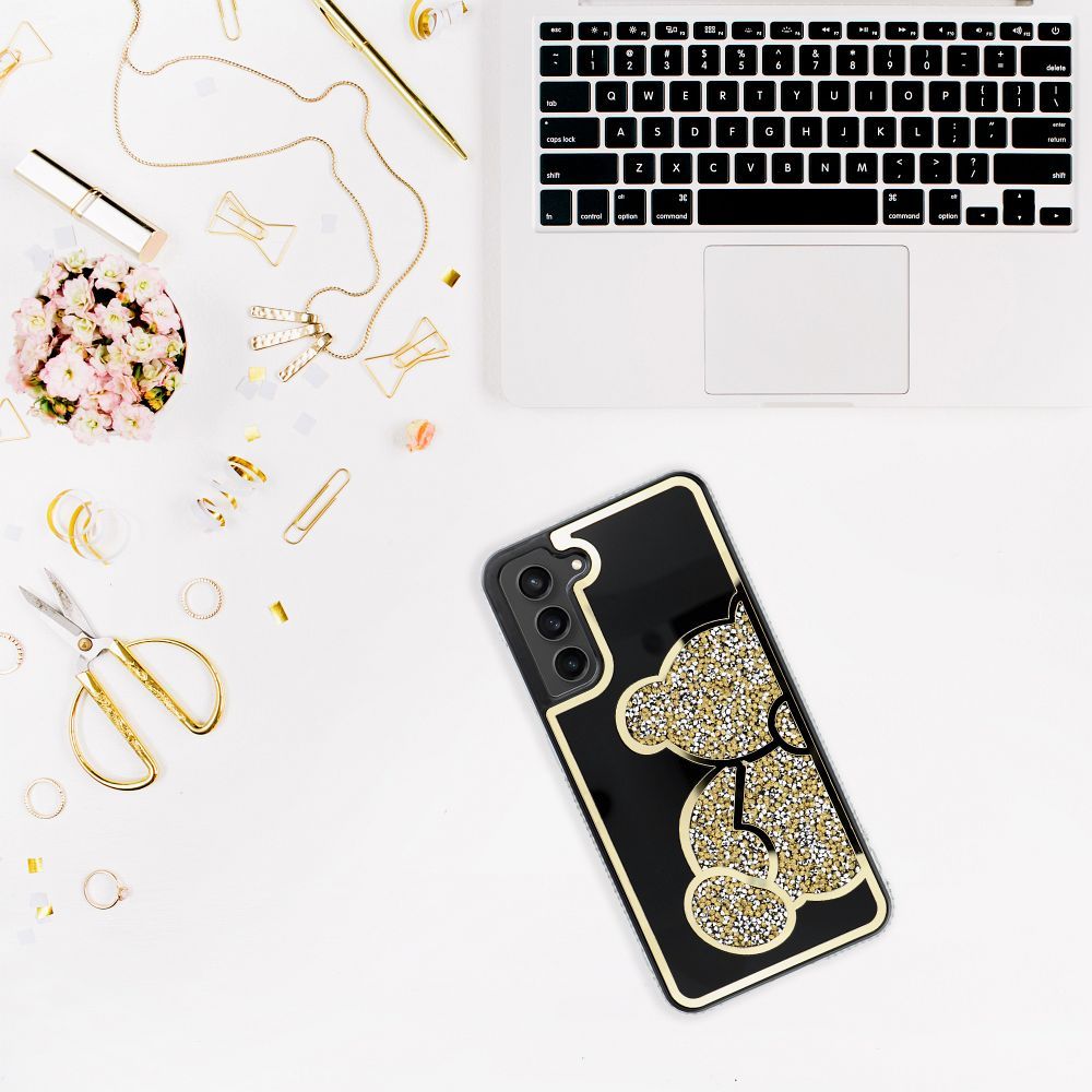 HÜLLE FÜR SAMSUNG GALAXY S24 FE HEYCASE TEDDYBÄR GOLD