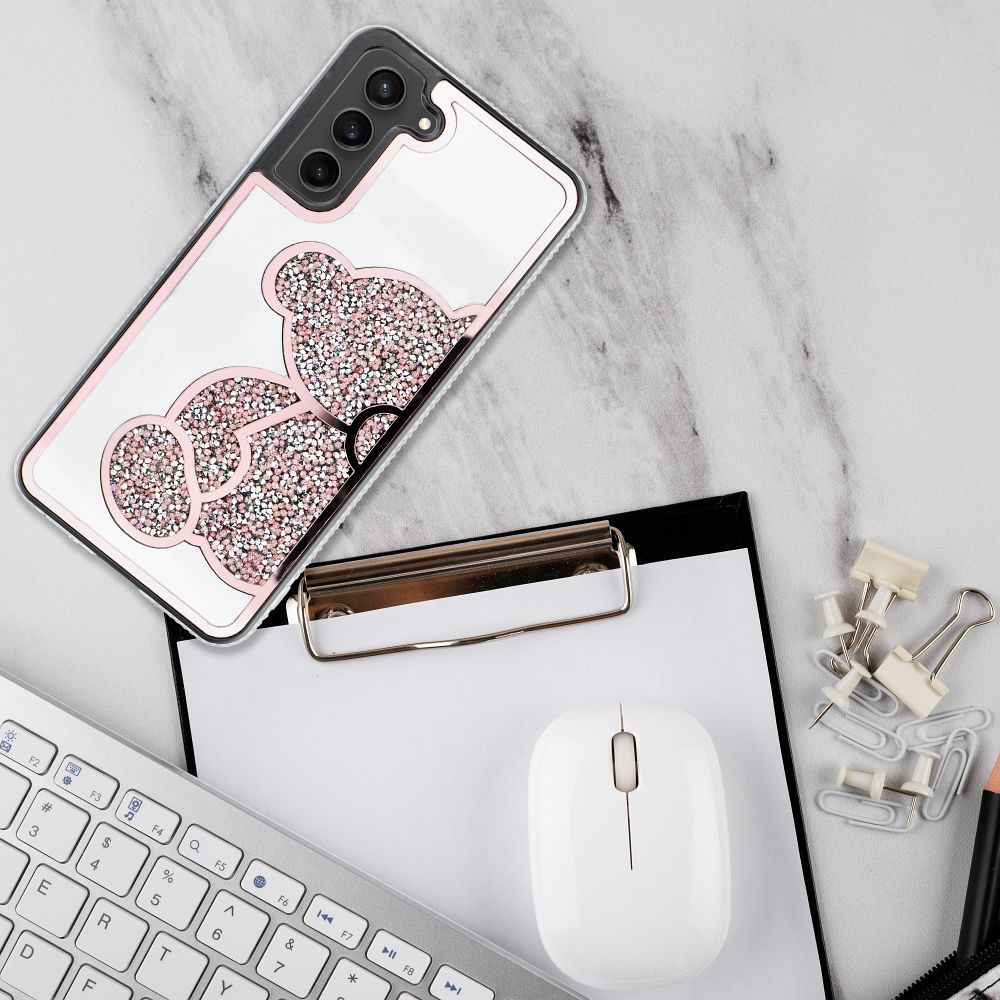 SCHUTZHÜLLE FÜR SAMSUNG GALAXY S24 FE HEYCASE TEDDYBÄR ROSA