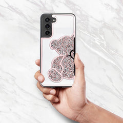 SCHUTZHÜLLE FÜR SAMSUNG GALAXY S24 FE HEYCASE TEDDYBÄR ROSA