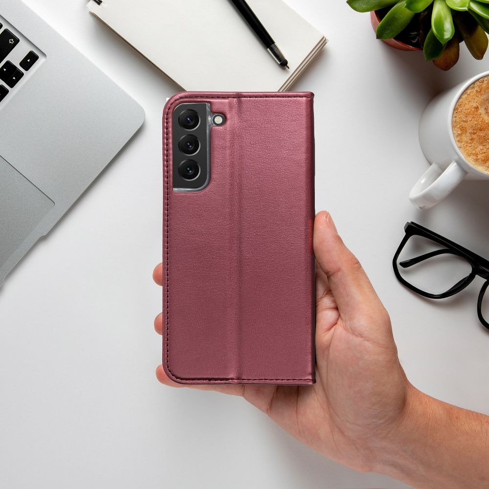 HÜLLE FÜR SAMSUNG GALAXY S24 FE HEYCASE GELDBEUTEL BURGUNDY