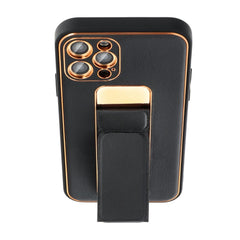 HÜLLE FÜR SAMSUNG S24 FE HEYCASE LEDER STAND SCHWARZ