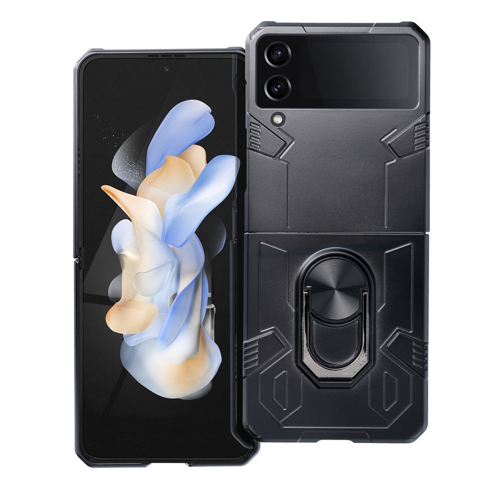HÜLLE FÜR SAMSUNG Z FLIP 4 HEYCASE ARMOR CASE SCHWARZ