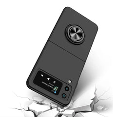 HÜLLE FÜR SAMSUNG Z FLIP 4 HEYCASE ICON RING SCHWARZ