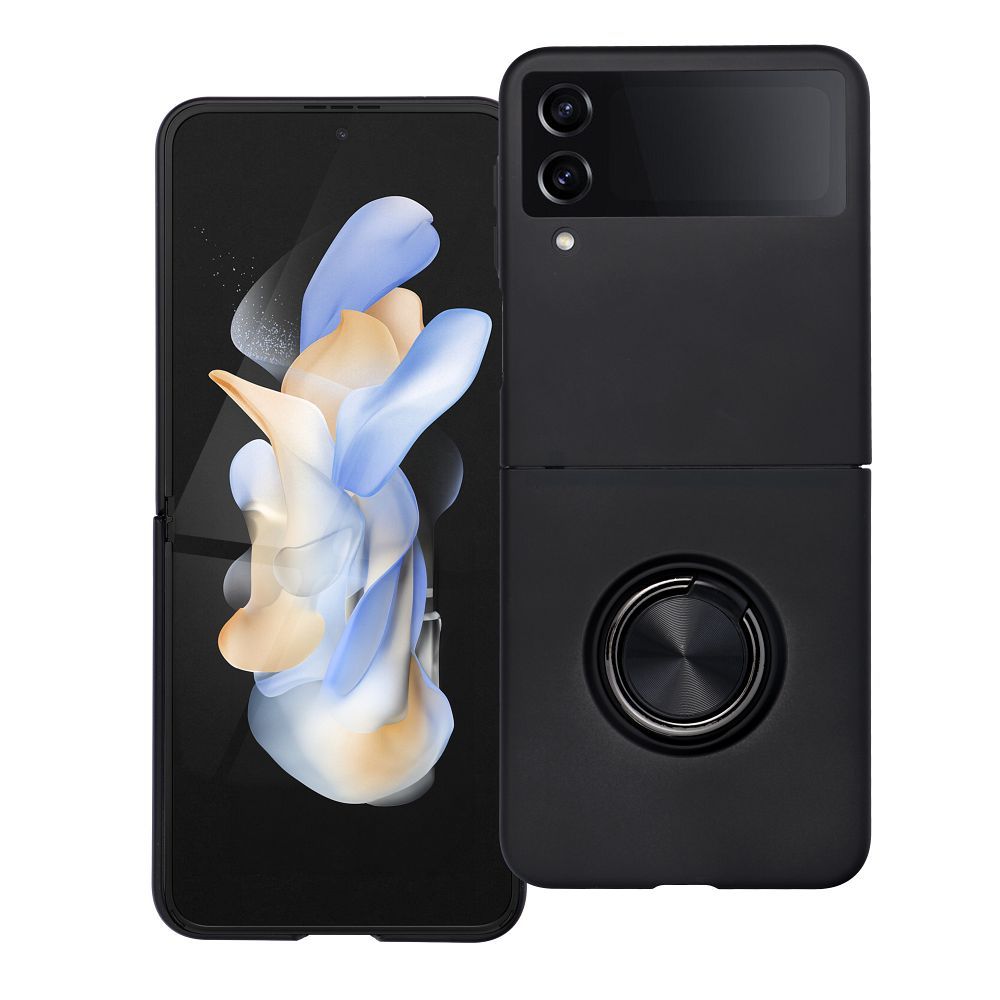 HÜLLE FÜR SAMSUNG Z FLIP 4 HEYCASE ICON RING SCHWARZ
