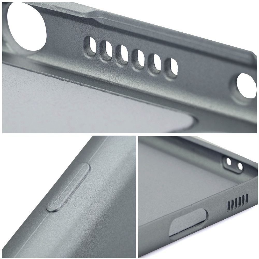 HÜLLE FÜR XIAOMI REDMI 13C / POCO C65 HEYCASE METALLIC GRAU