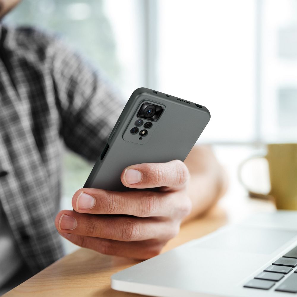HÜLLE FÜR XIAOMI REDMI 13C / POCO C65 HEYCASE METALLIC GRAU