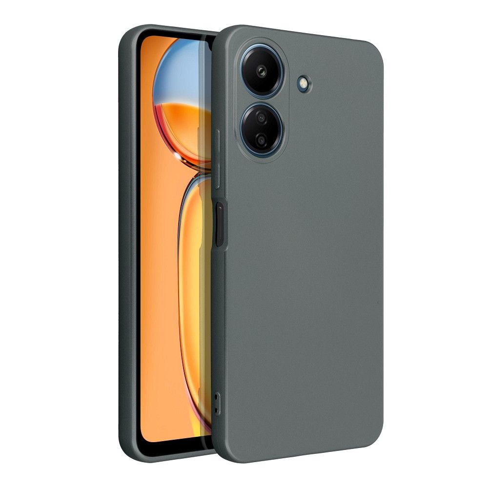 HÜLLE FÜR XIAOMI REDMI 13C / POCO C65 HEYCASE METALLIC GRAU