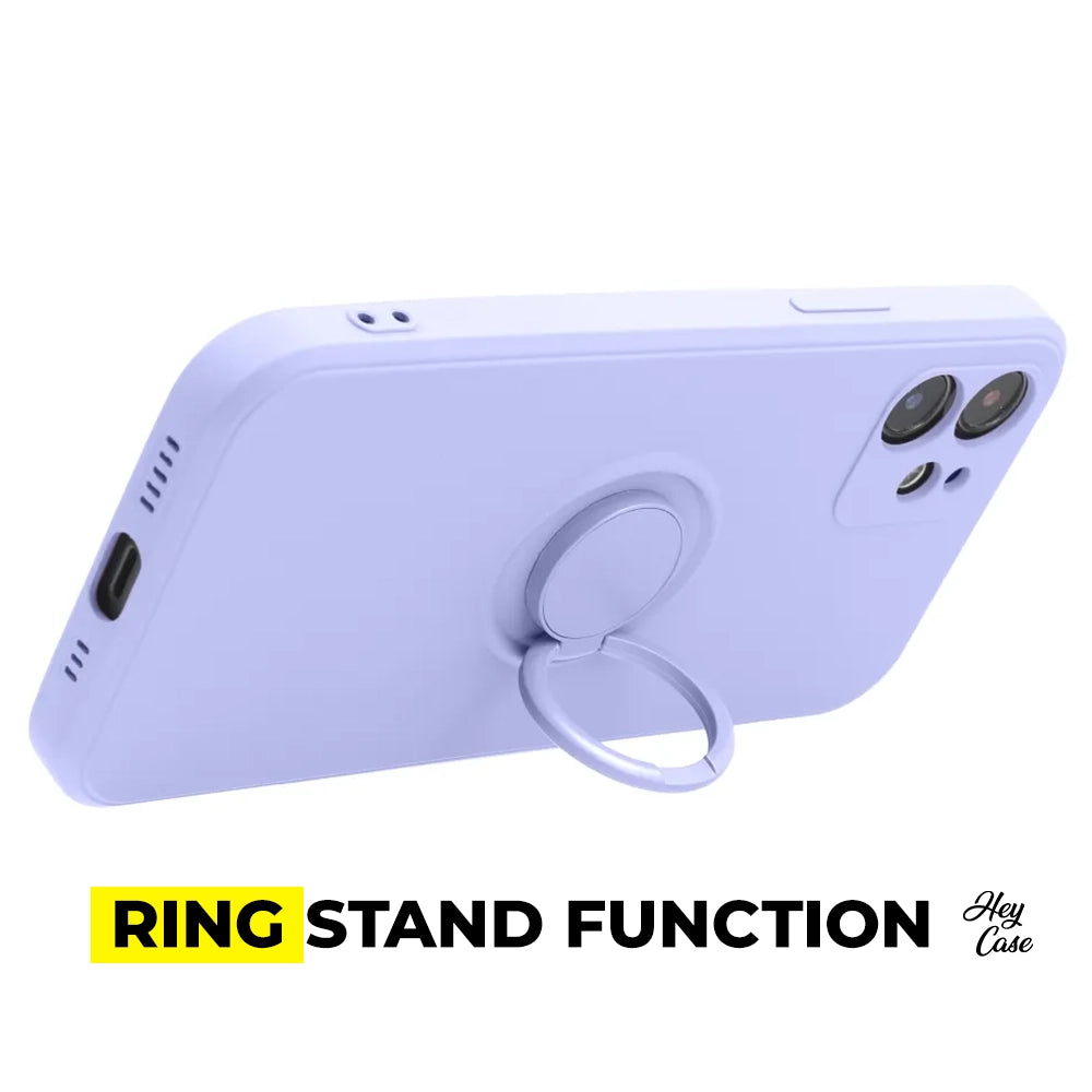 HÜLLE FÜR XIAOMI REDMI NOTE 13 5G HEYCASE ICON RING VIOLETT
