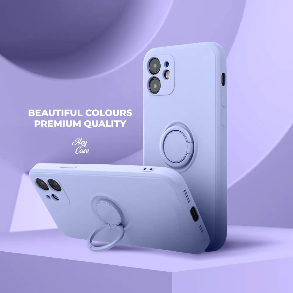 HÜLLE FÜR XIAOMI REDMI NOTE 13 5G HEYCASE ICON RING VIOLETT
