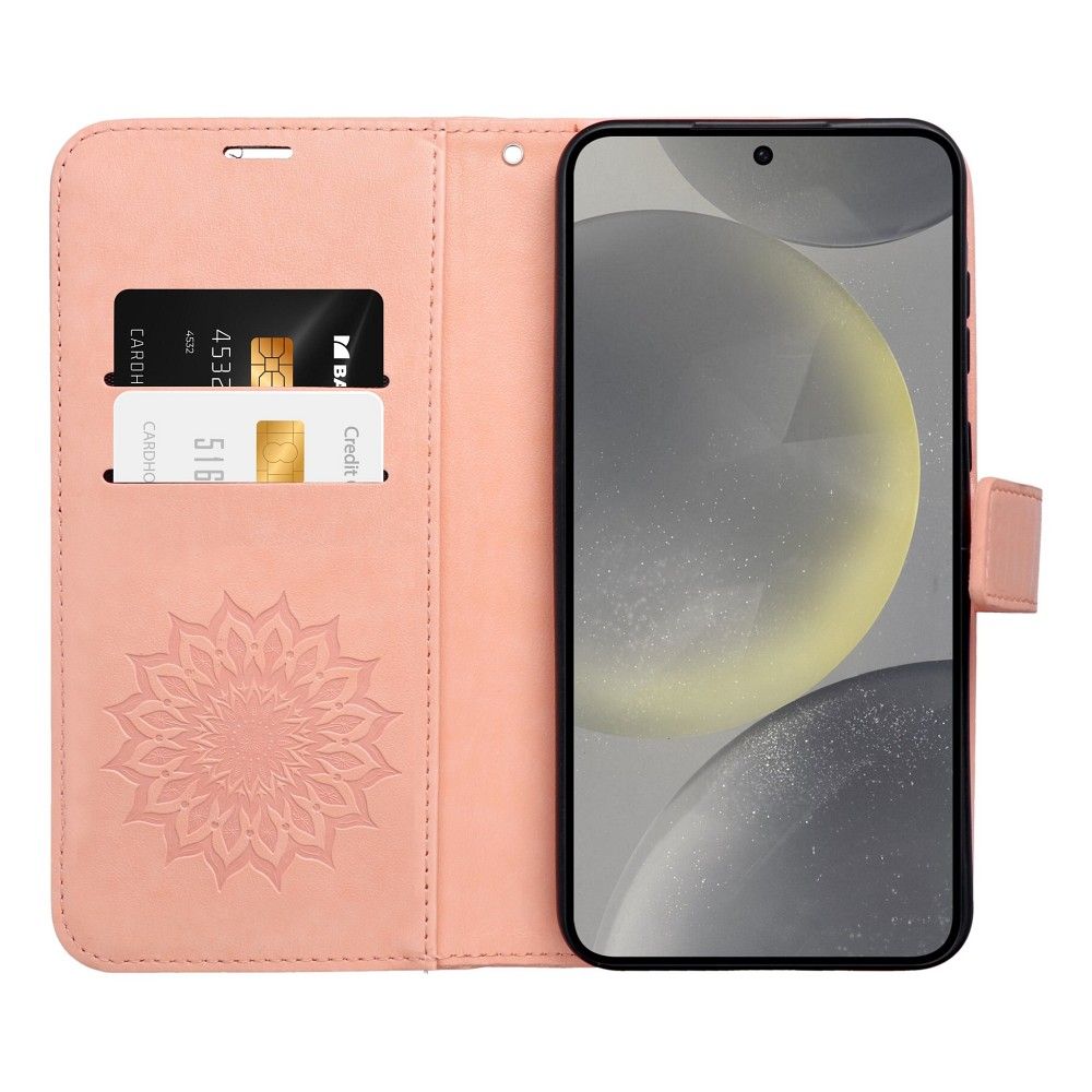 HÜLLE FÜR XIAOMI REDMI NOTE 13 PRO 4G / POCO M6 PRO 4G HEYCASE MAGNET WALLET MANDALA PEACH