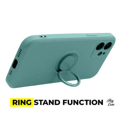 HÜLLE FÜR SAMSUNG A55 5G HEYCASE ICON RING GRÜN
