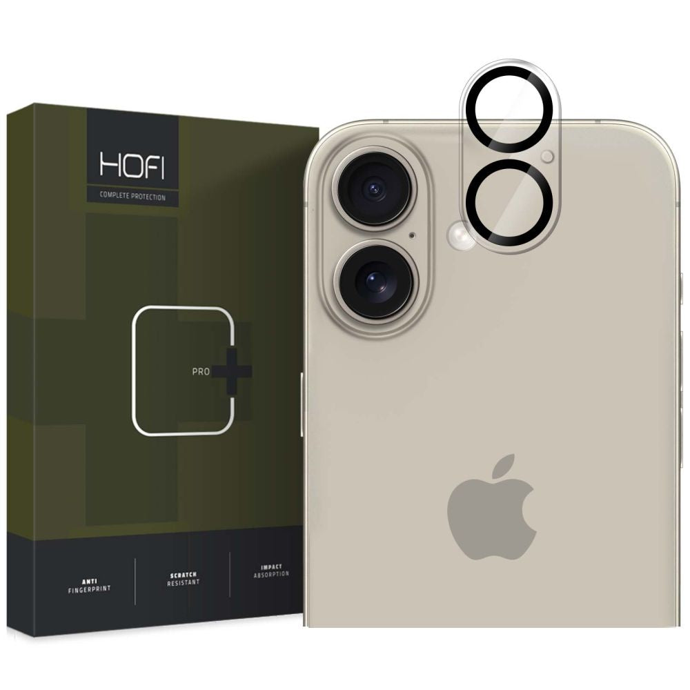 SCHUTZGLAS FÜR DIE KAMERA-LINSE DES IPHONE 16 / 16 PLUS HOFI CAM PRO+ KLAR